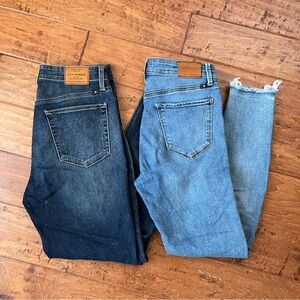 Lucky Brand Women’s Skinny Jeans in Dark and Light Denim Size 6